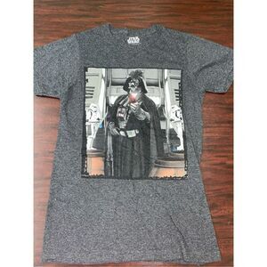 Star Wars Darth Vader Selfie Boys Size Small Grey Short Sleeve by Fifth Sun